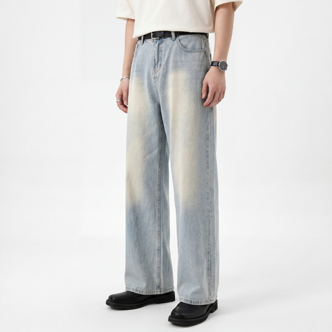Style-Up High-Waist Straight Denim No.34