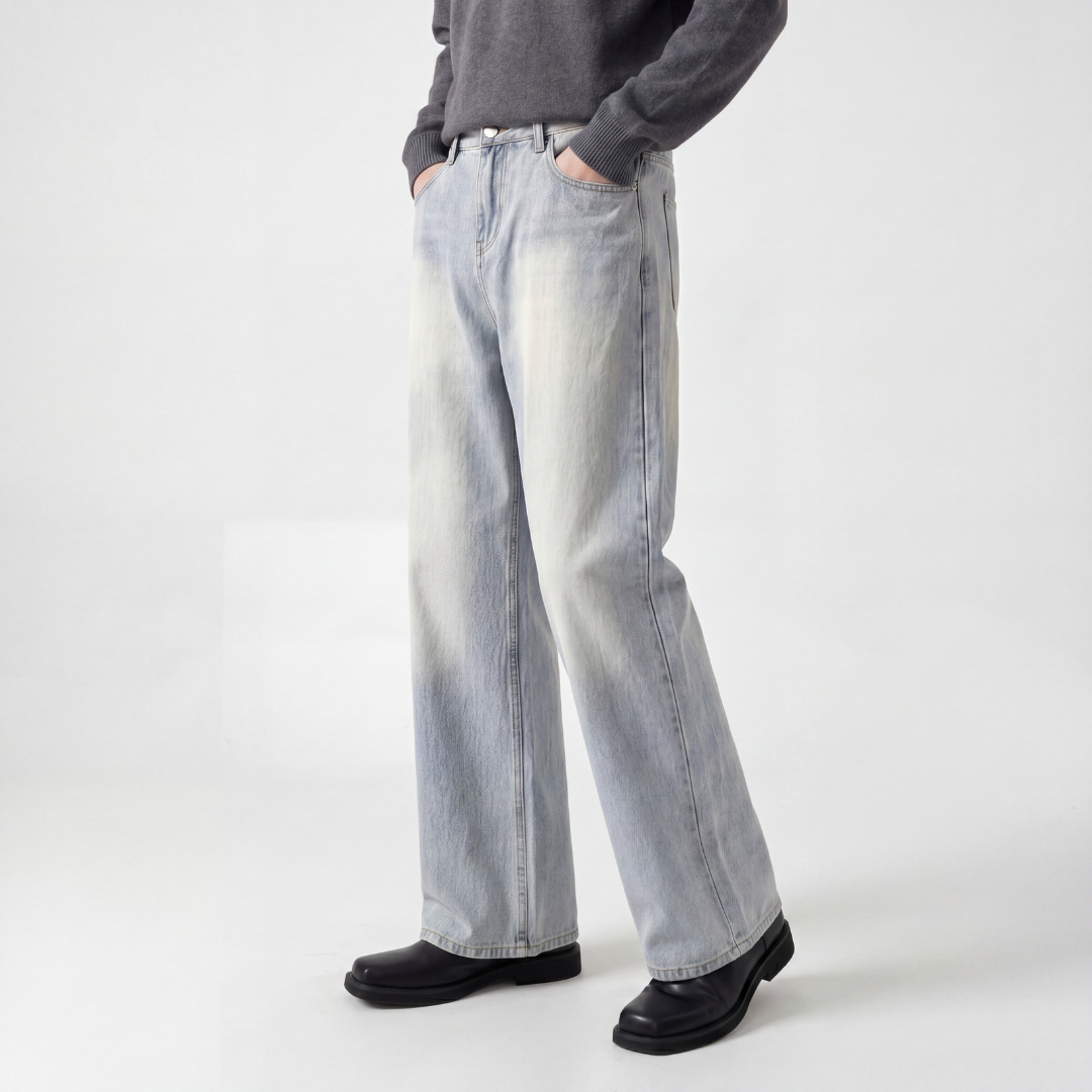Style-Up High-Waist Straight Denim No.34
