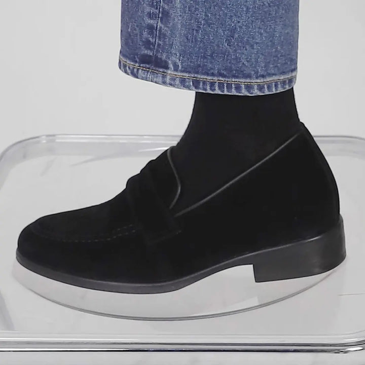 6cm UP スエードローファー no03 私のストア