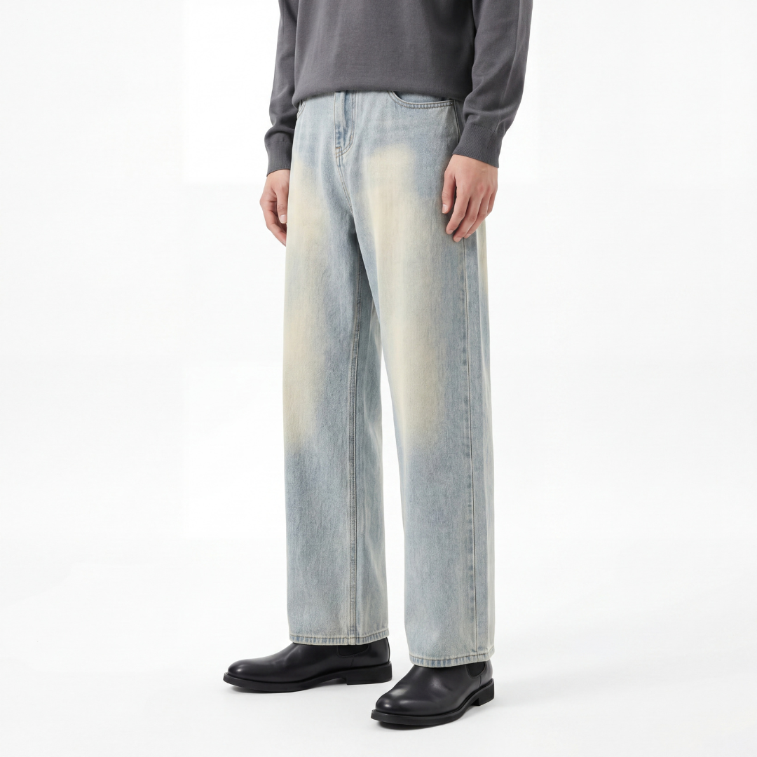 Style-Up High-Waist Straight Denim No.34
