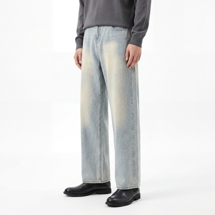 Style-Up High-Waist Straight Denim No.34