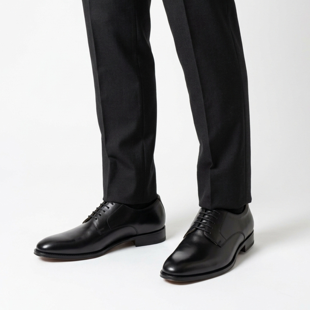 +2 inches Cowhide Leather Casual Shoes No.29