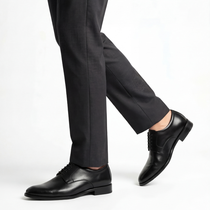 +2 inches Cowhide Leather Casual Shoes No.29