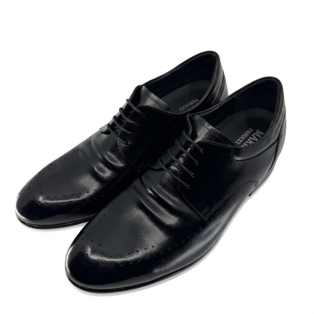 8cm UP 牛革シークレットビジネスシューズ no20 - LEVANO