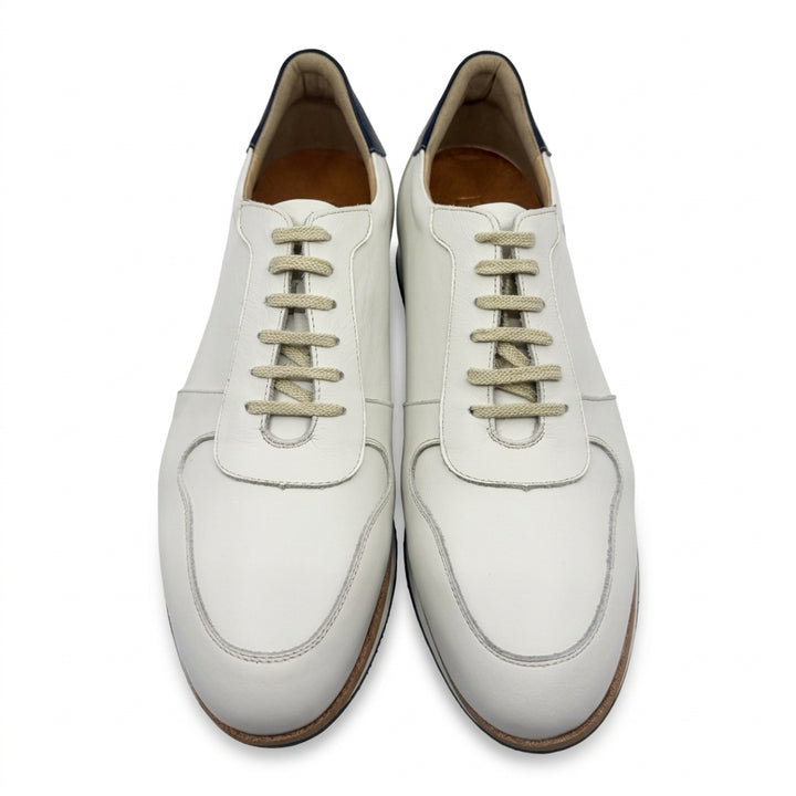 +2 inches Cowhide Leather Golf Sneakers No.28