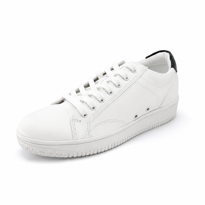 2.8 inch Height Increase Line White Sneakers no37