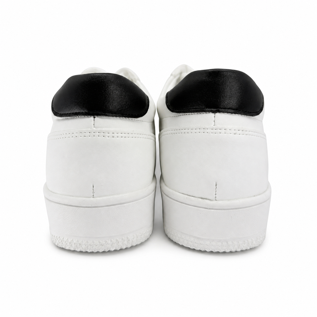 2.8 inch Height Increase Line White Sneakers no37