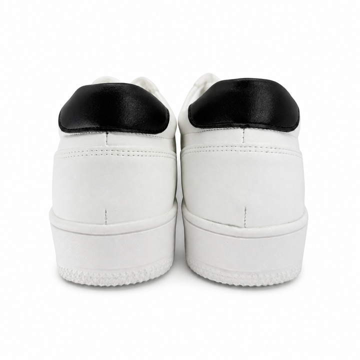 2.8 inch Height Increase Line White Sneakers no37