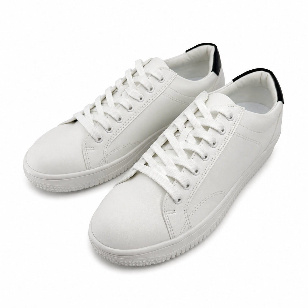 2.8 inch Height Increase Line White Sneakers no37
