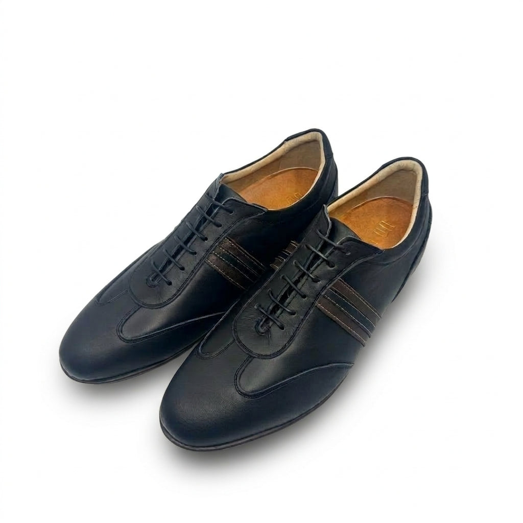 +2 inches Cowhide Leather Golf Sneakers No.31