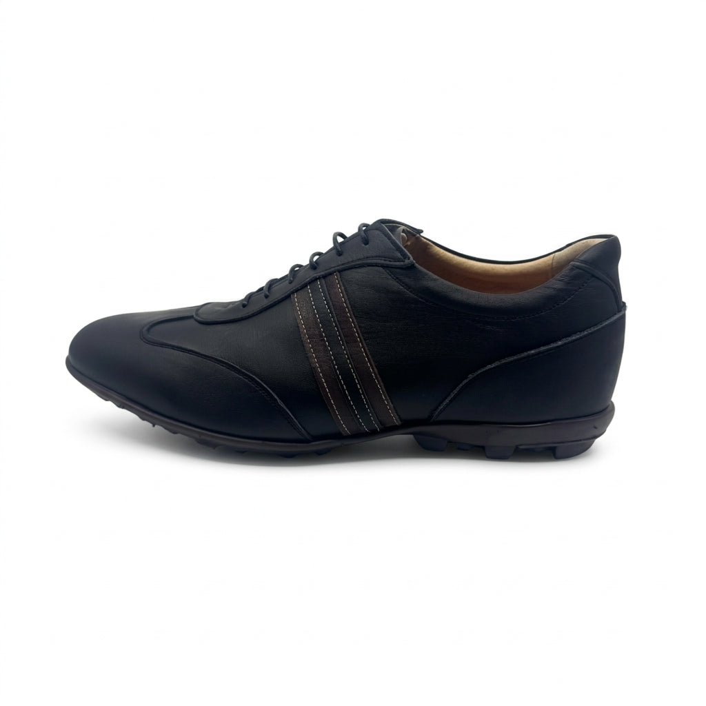 +2 inches Cowhide Leather Golf Sneakers No.31