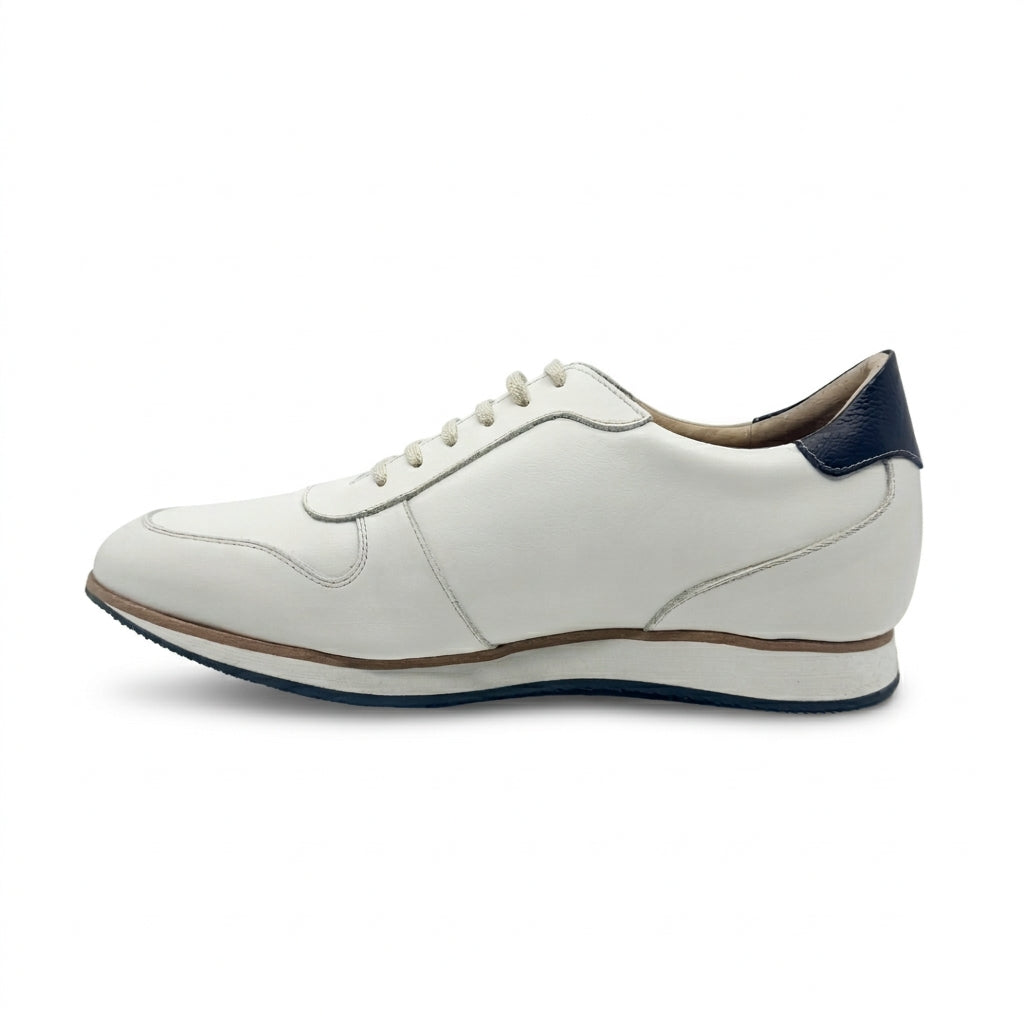 +2 inches Cowhide Leather Golf Sneakers No.28