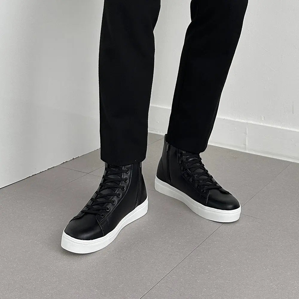 6cm UP ハイカットシークレットスニーカー no08 - LEVANO