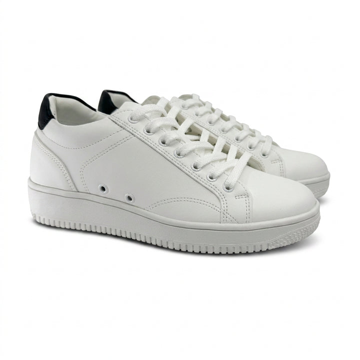 2.8 inch Height Increase Line White Sneakers no37