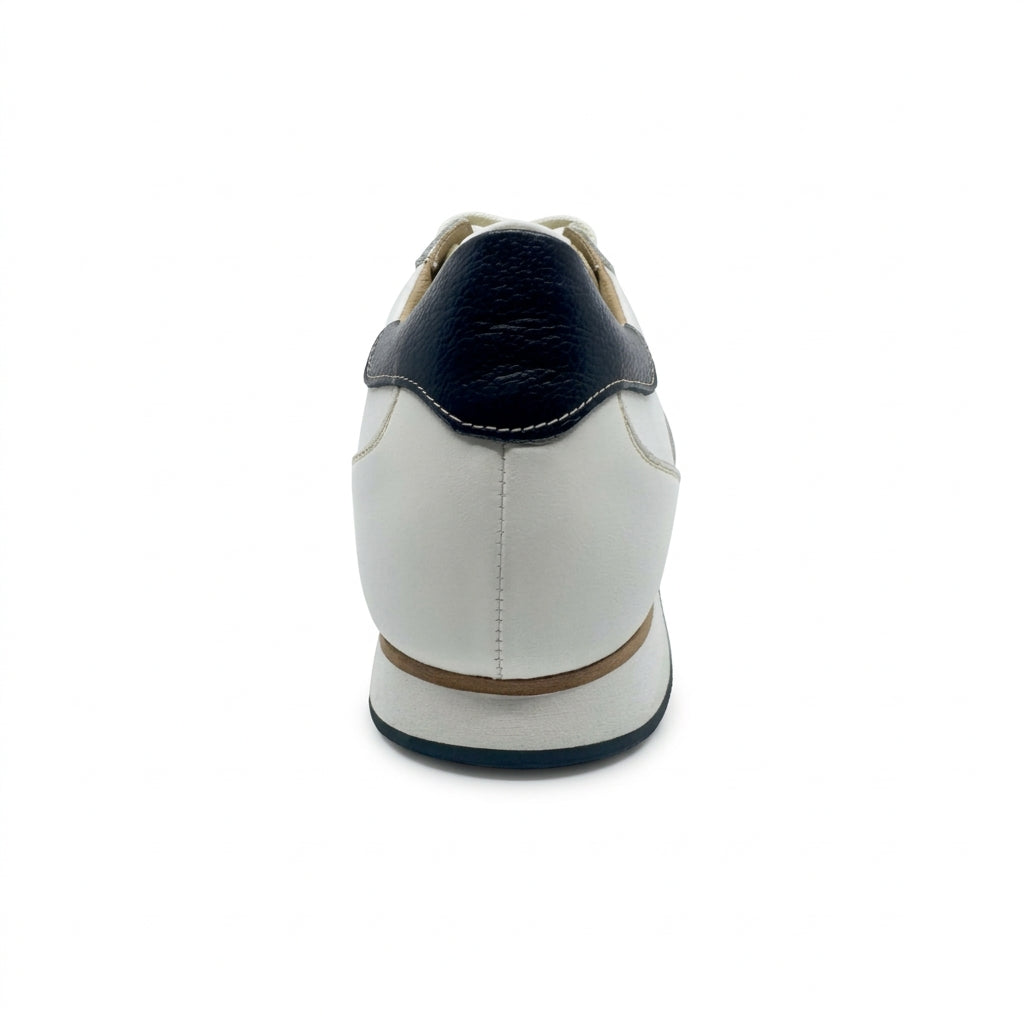 +2 inches Cowhide Leather Golf Sneakers No.28